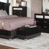 Barzini Black Tufted Rectangular Trunk with Nailhead - 300644 - Bien Home Furniture & Electronics