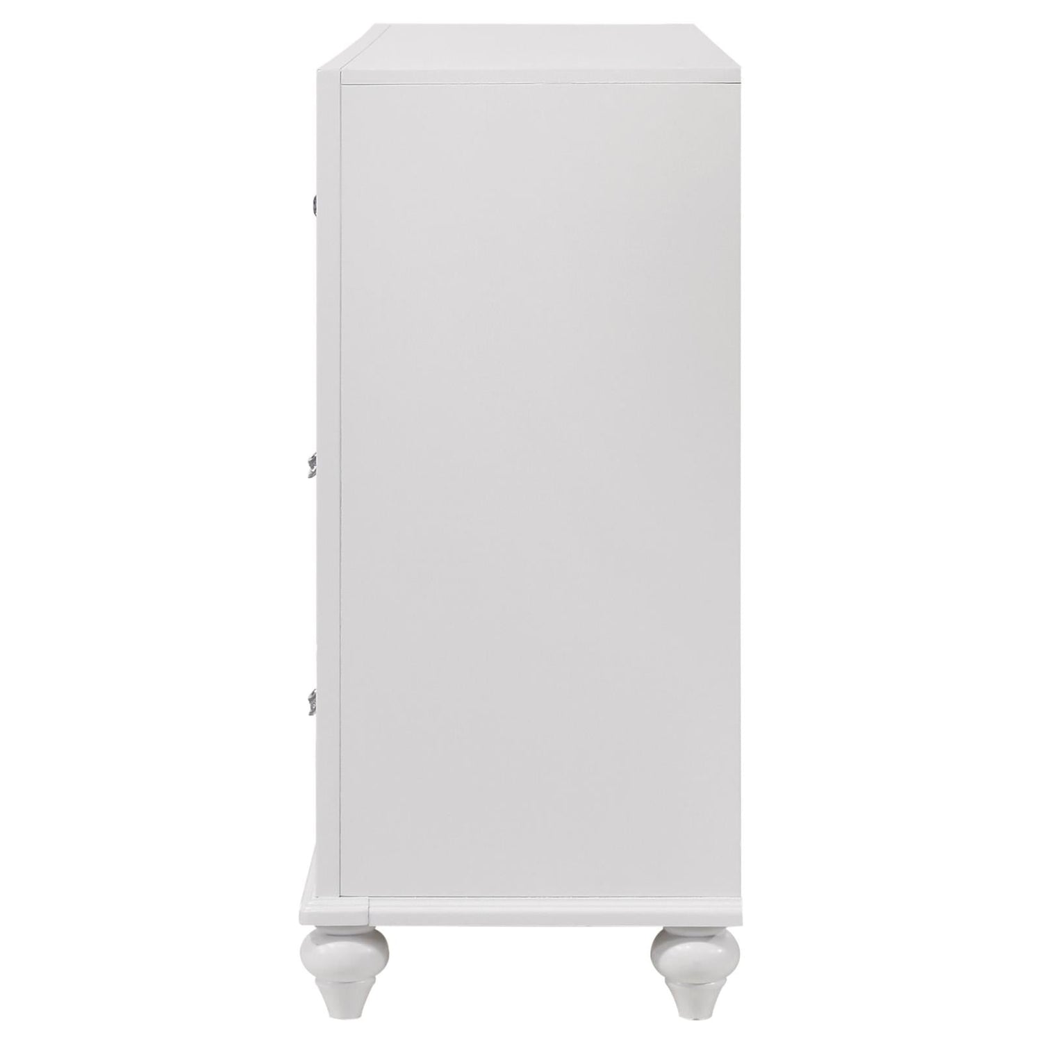 Barzini White 7-Drawer Dresser - 205893 - Bien Home Furniture & Electronics