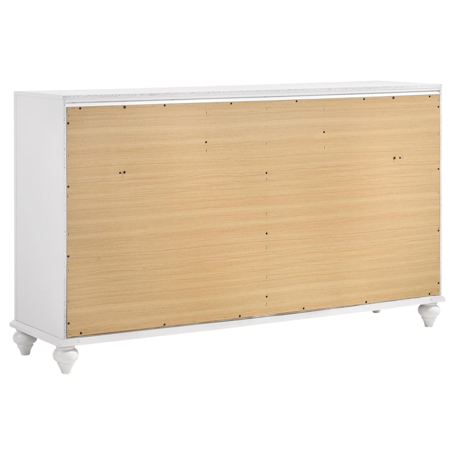 Barzini White 7-Drawer Dresser - 205893 - Bien Home Furniture & Electronics