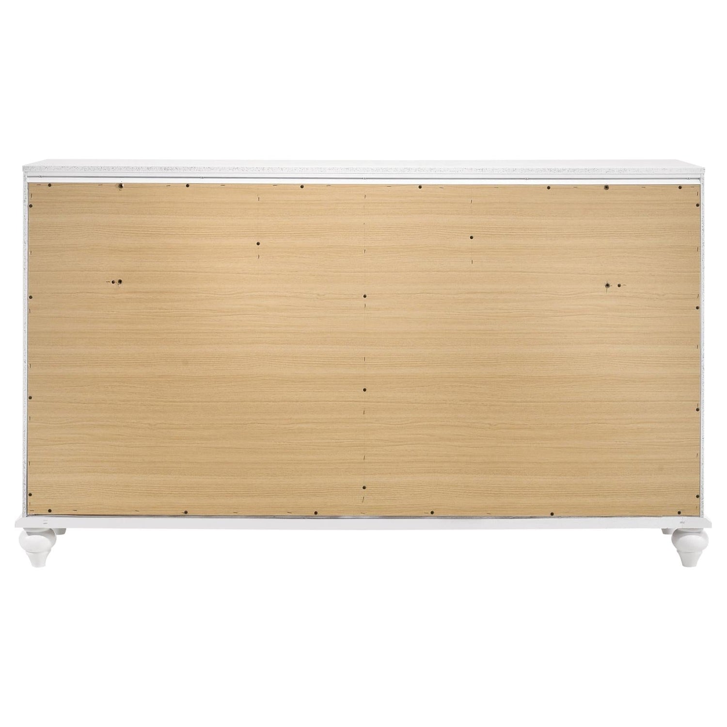 Barzini White 7-Drawer Dresser - 205893 - Bien Home Furniture & Electronics