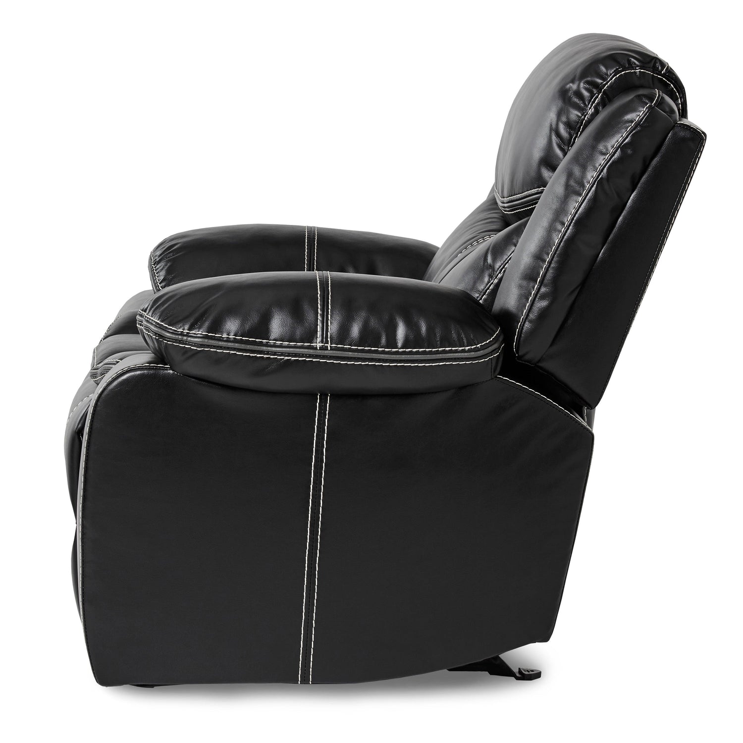 Bastrop Black Glider Reclining Chair - 8230BLK-1 - Bien Home Furniture & Electronics