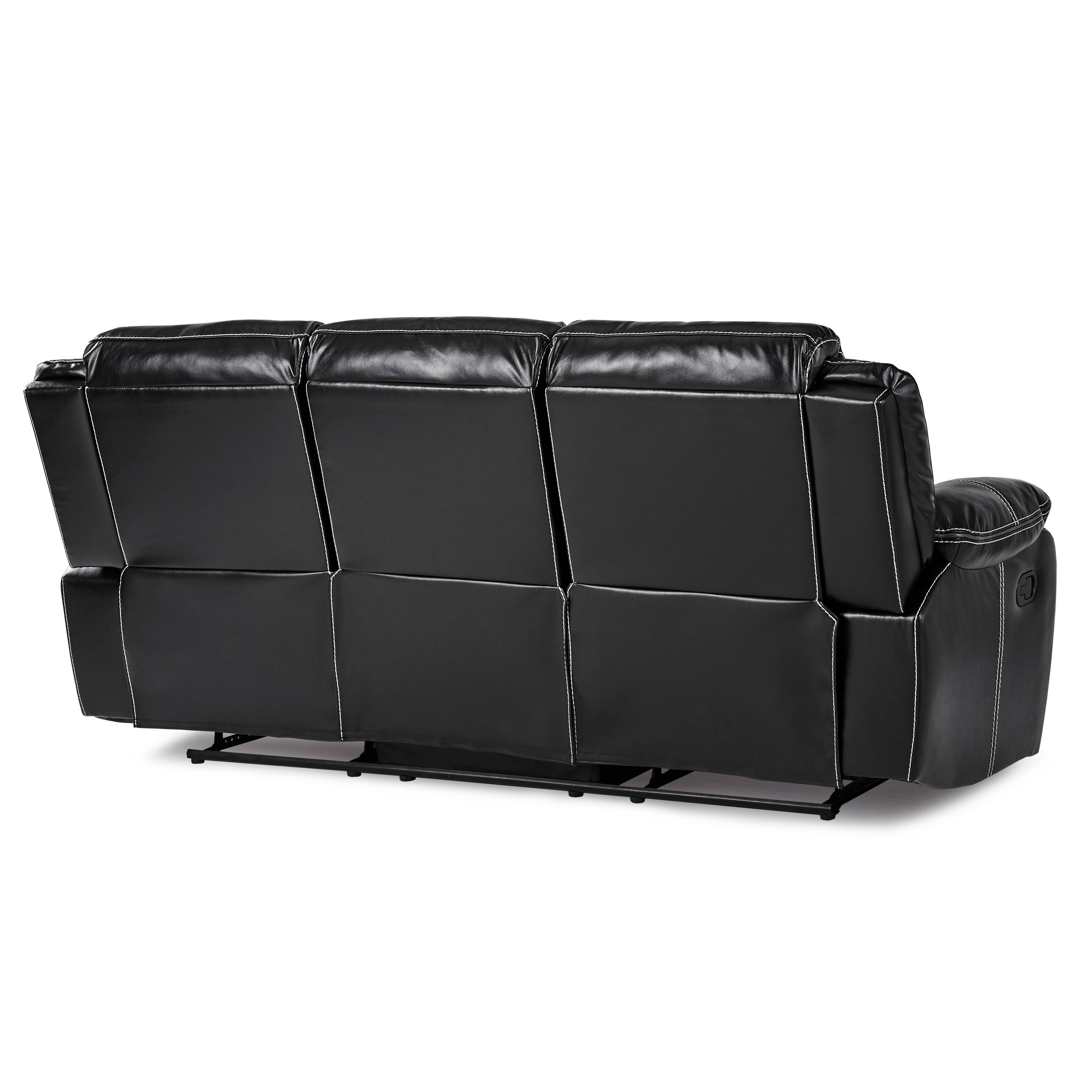 Bastrop Black Reclining Sofa - 8230BLK-3 - Bien Home Furniture & Electronics