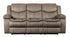 Bastrop Brown Fabric Double Reclining Sofa - 8230FBR-3 - Bien Home Furniture & Electronics