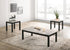 Bates Faux Marble 3-Piece Occasional Table Set White/Black - 723615 - Bien Home Furniture & Electronics