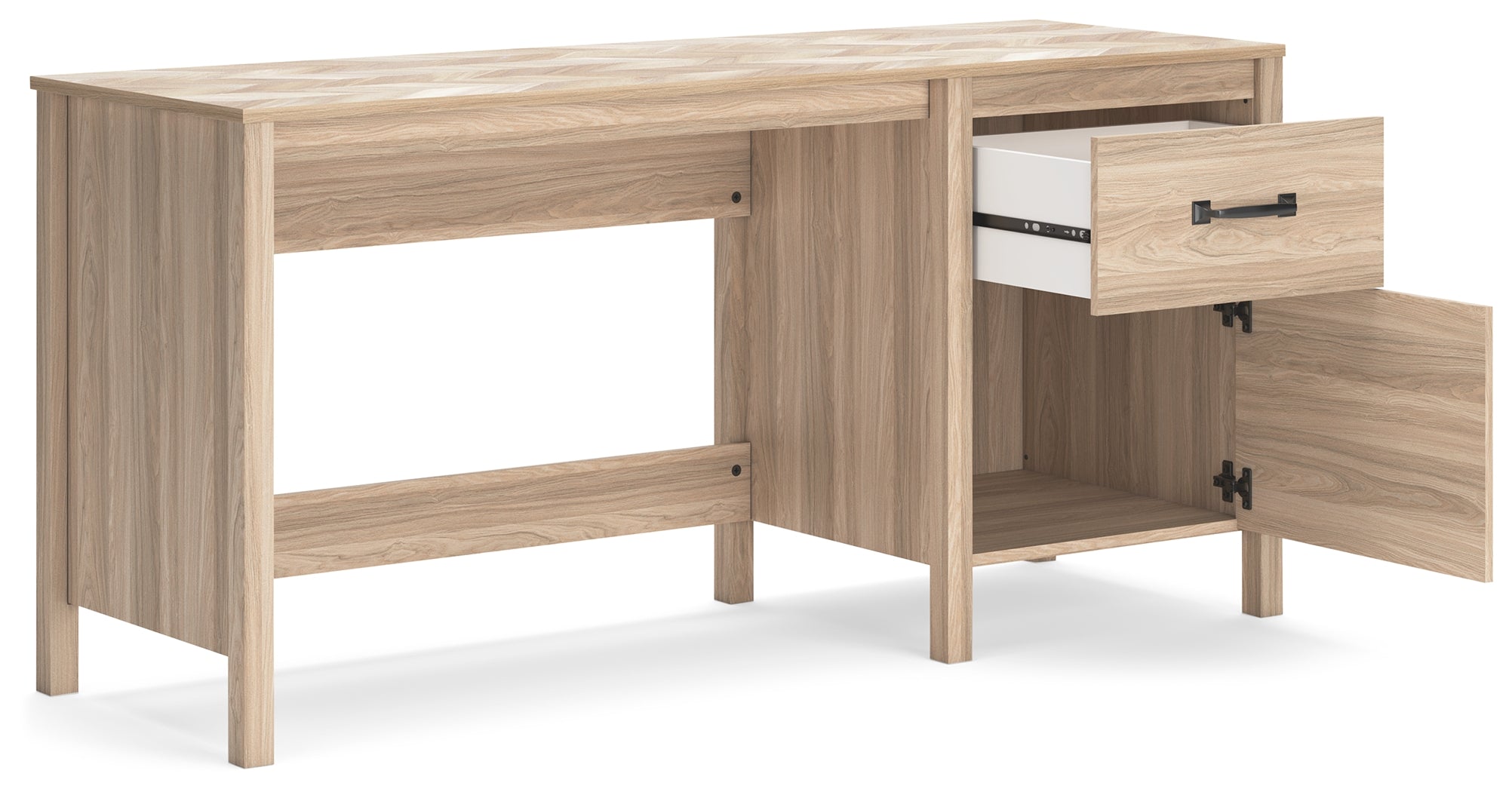 Battelle Tan 60" Home Office Desk - H3929-134 - Bien Home Furniture & Electronics