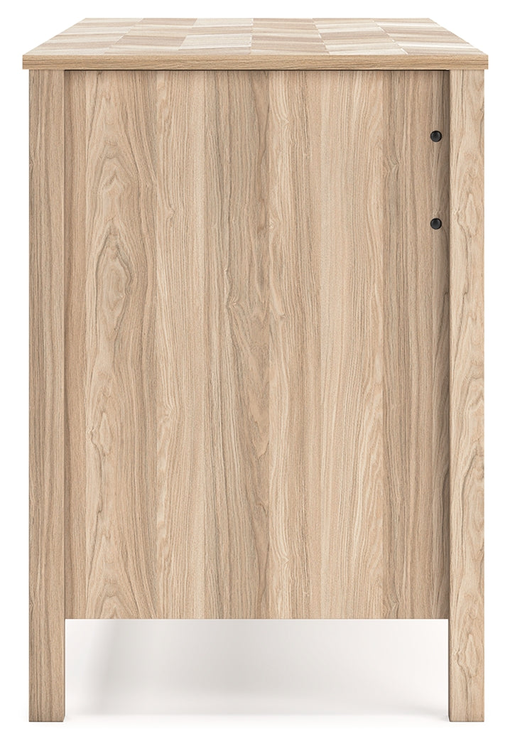 Battelle Tan 60" Home Office Desk - H3929-134 - Bien Home Furniture & Electronics