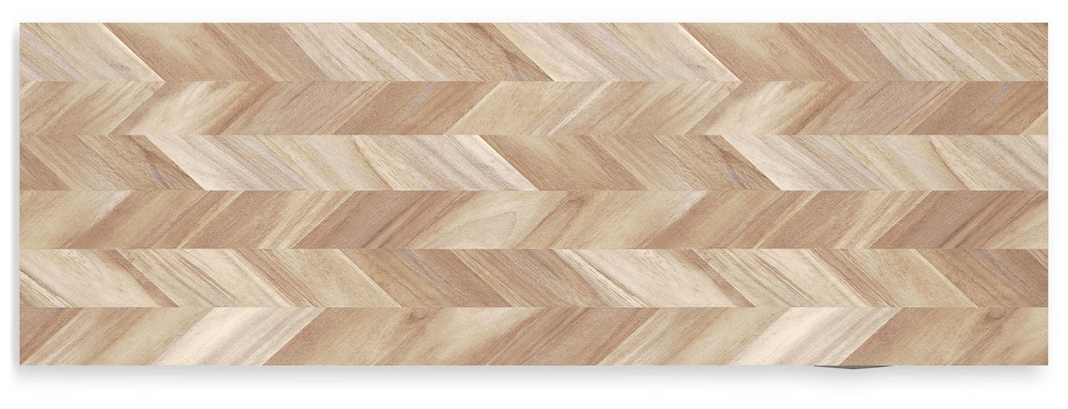 Battelle Tan 60" Home Office Desk - H3929-134 - Bien Home Furniture & Electronics