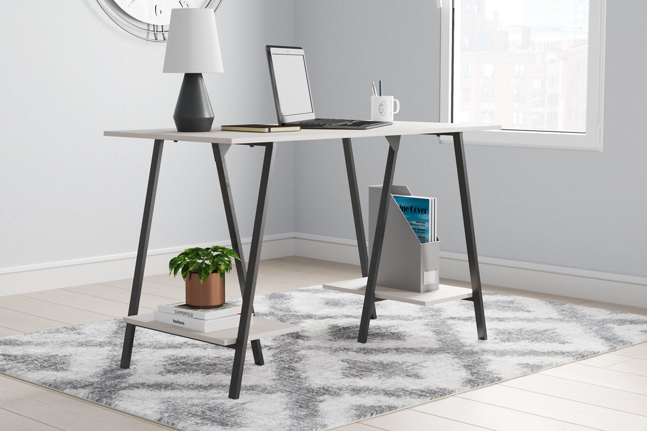 Bayflynn White/Black Home Office Desk - H288-27 - Bien Home Furniture & Electronics