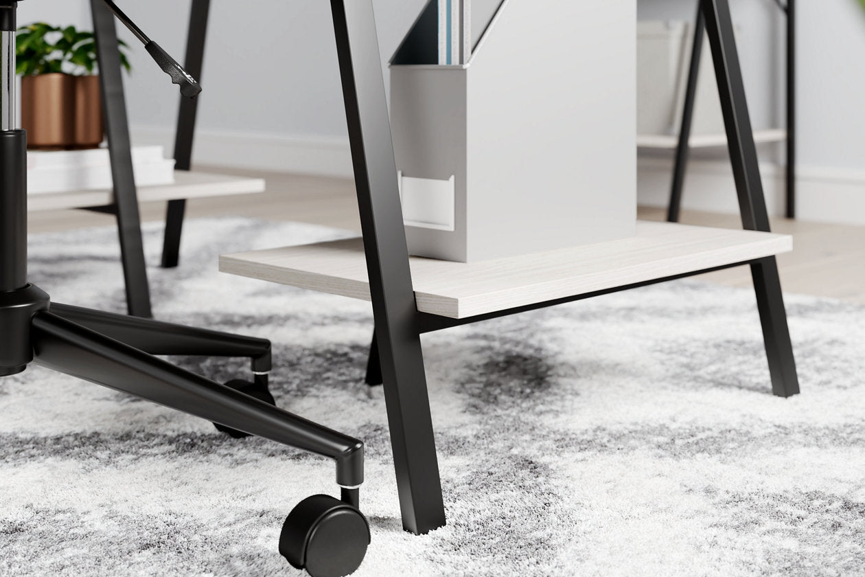 Bayflynn White/Black Home Office Desk - H288-27 - Bien Home Furniture & Electronics