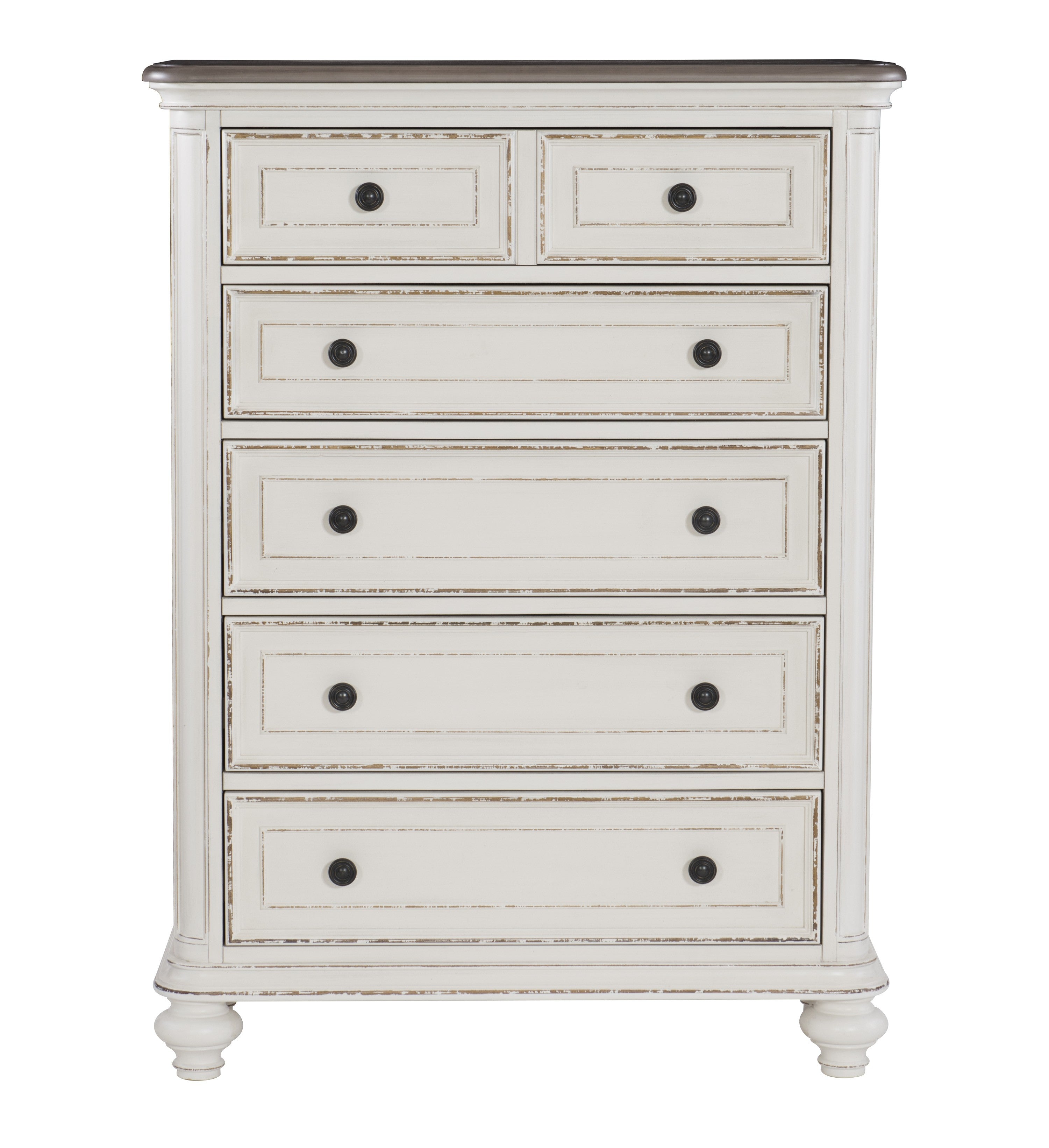 Baylesford Antique White Chest - 1624W-9 - Bien Home Furniture & Electronics