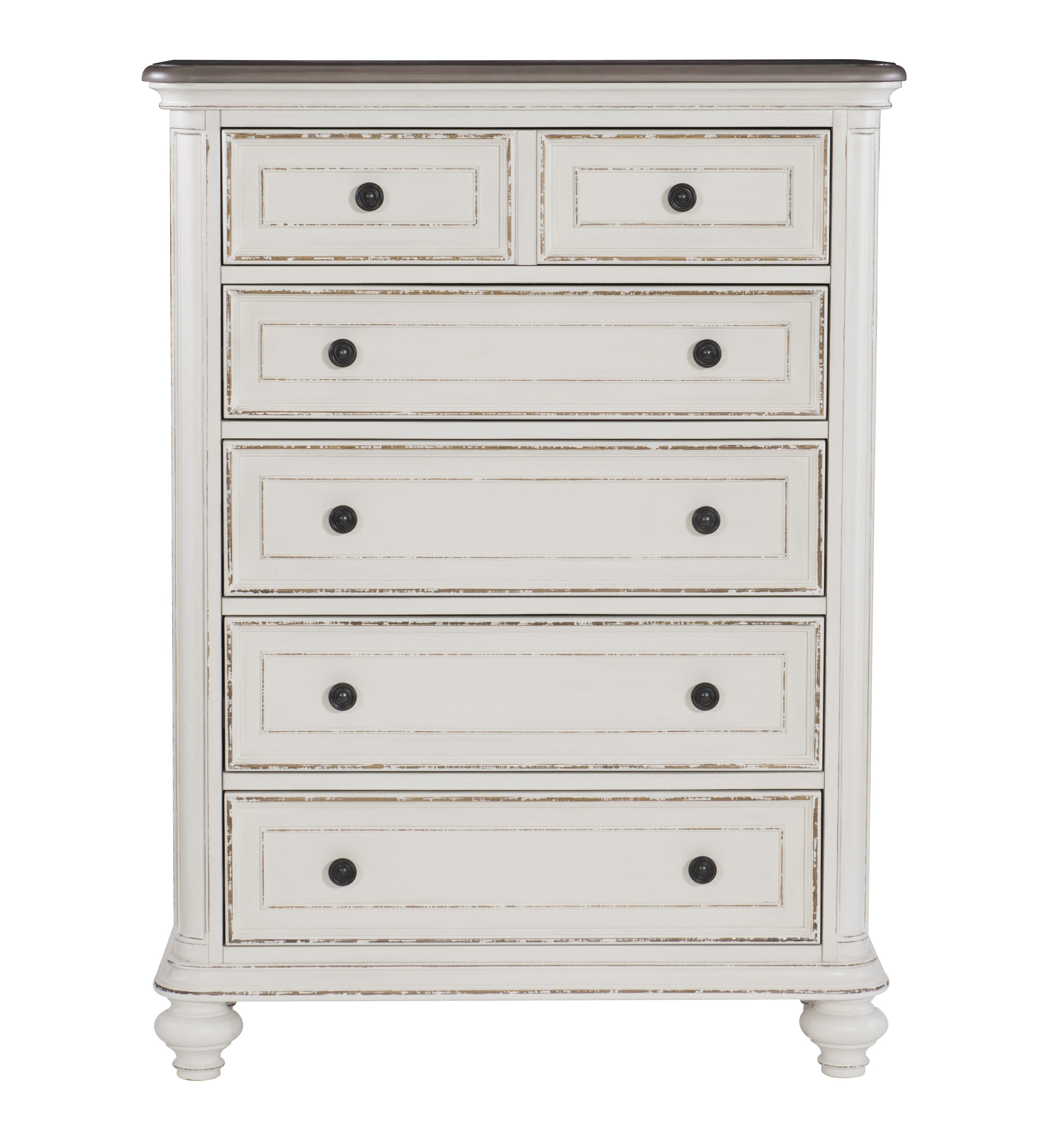 Baylesford Antique White Chest - 1624W-9 - Bien Home Furniture &amp; Electronics