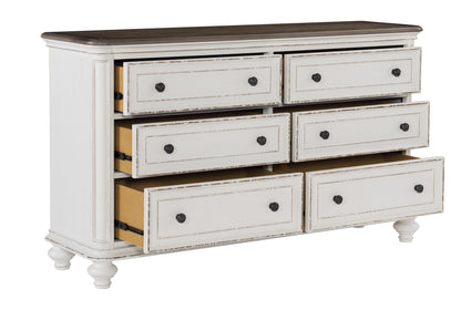 Baylesford Antique White Dresser - 1624W-5 - Bien Home Furniture &amp; Electronics