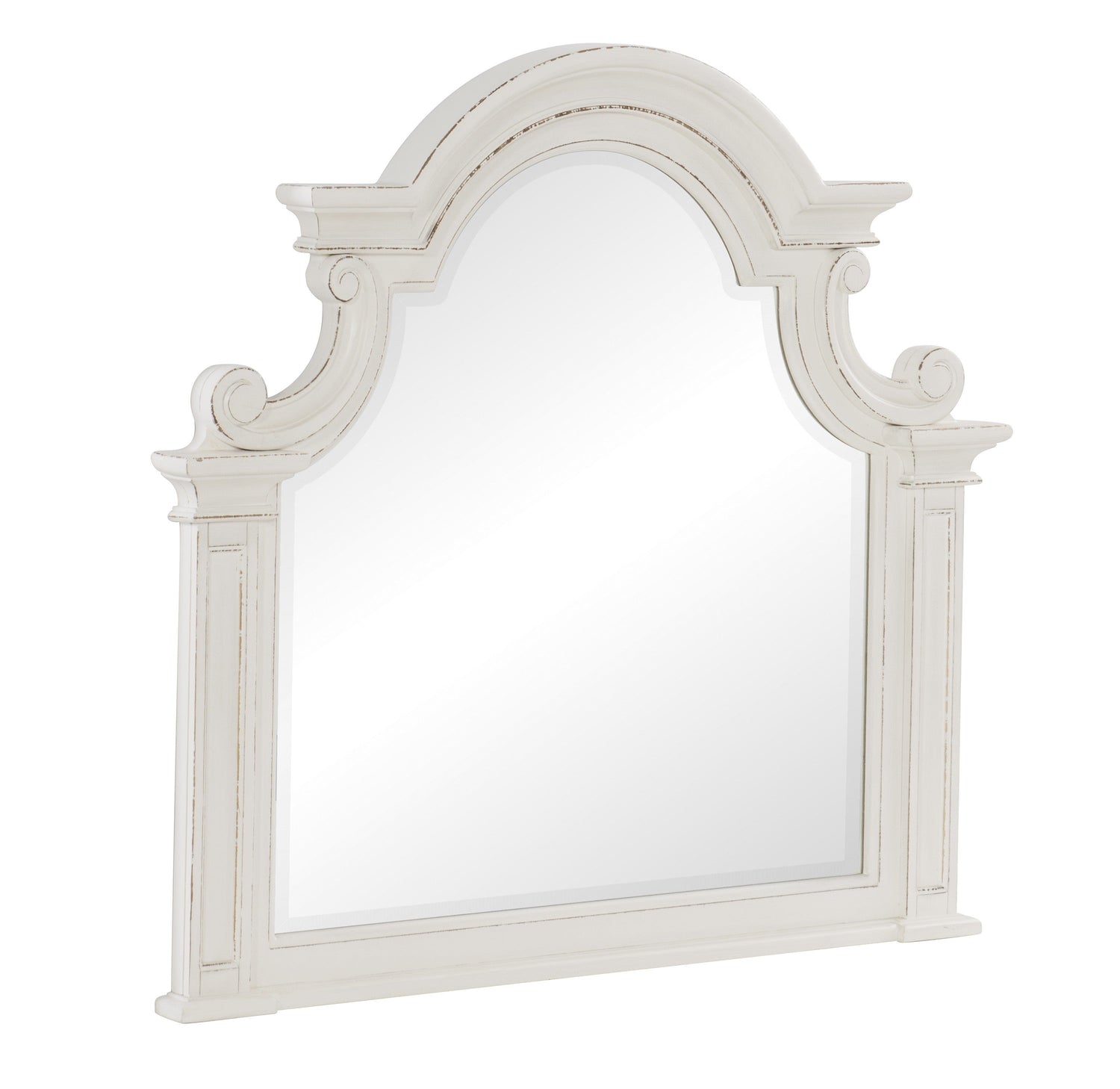 Baylesford Antique White Mirror (Mirror Only) - 1624W-6 - Bien Home Furniture &amp; Electronics