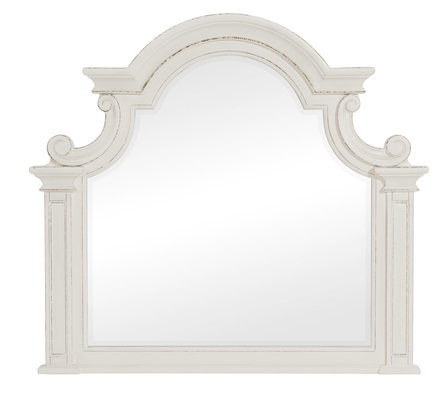 Baylesford Antique White Mirror (Mirror Only) - 1624W-6 - Bien Home Furniture & Electronics