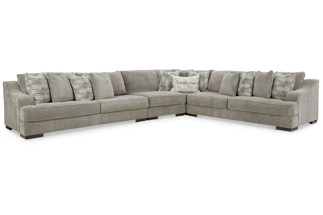 Bayless Smoke 4-Piece Sectional - SET | 5230466 | 5230467 | 5230477 | 5230446 | 5230408 - Bien Home Furniture & Electronics
