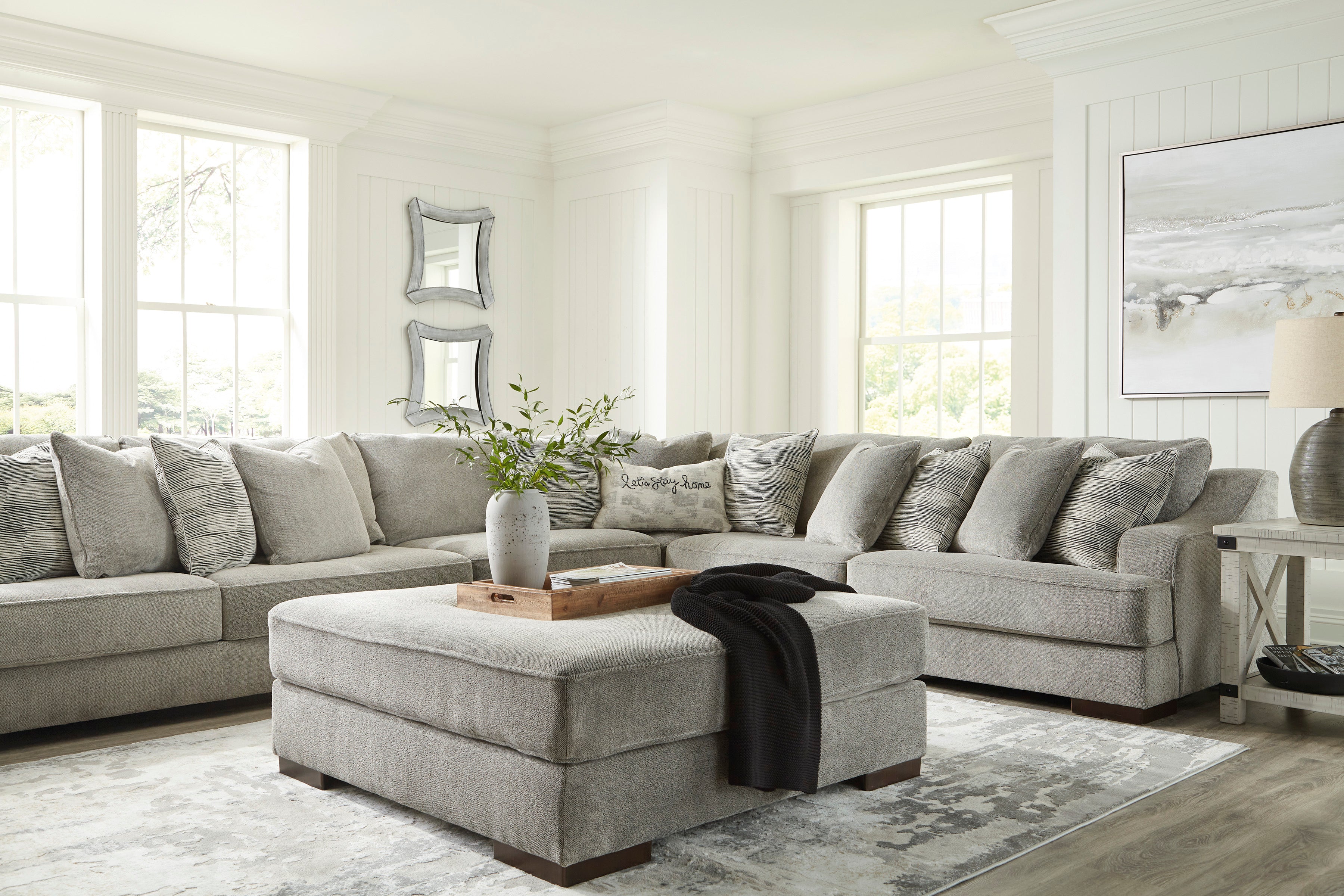 Bayless Smoke 4-Piece Sectional - SET | 5230466 | 5230467 | 5230477 | 5230446 | 5230408 - Bien Home Furniture & Electronics