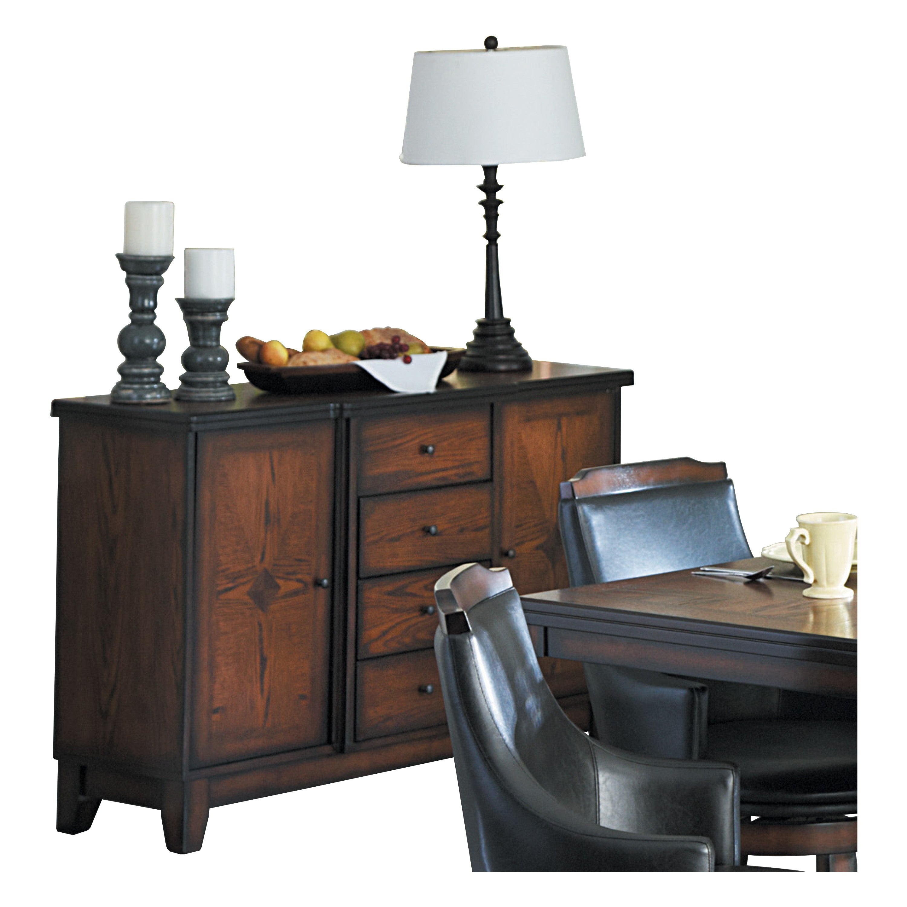 Bayshore Brown Server - 5447-40 - Bien Home Furniture & Electronics