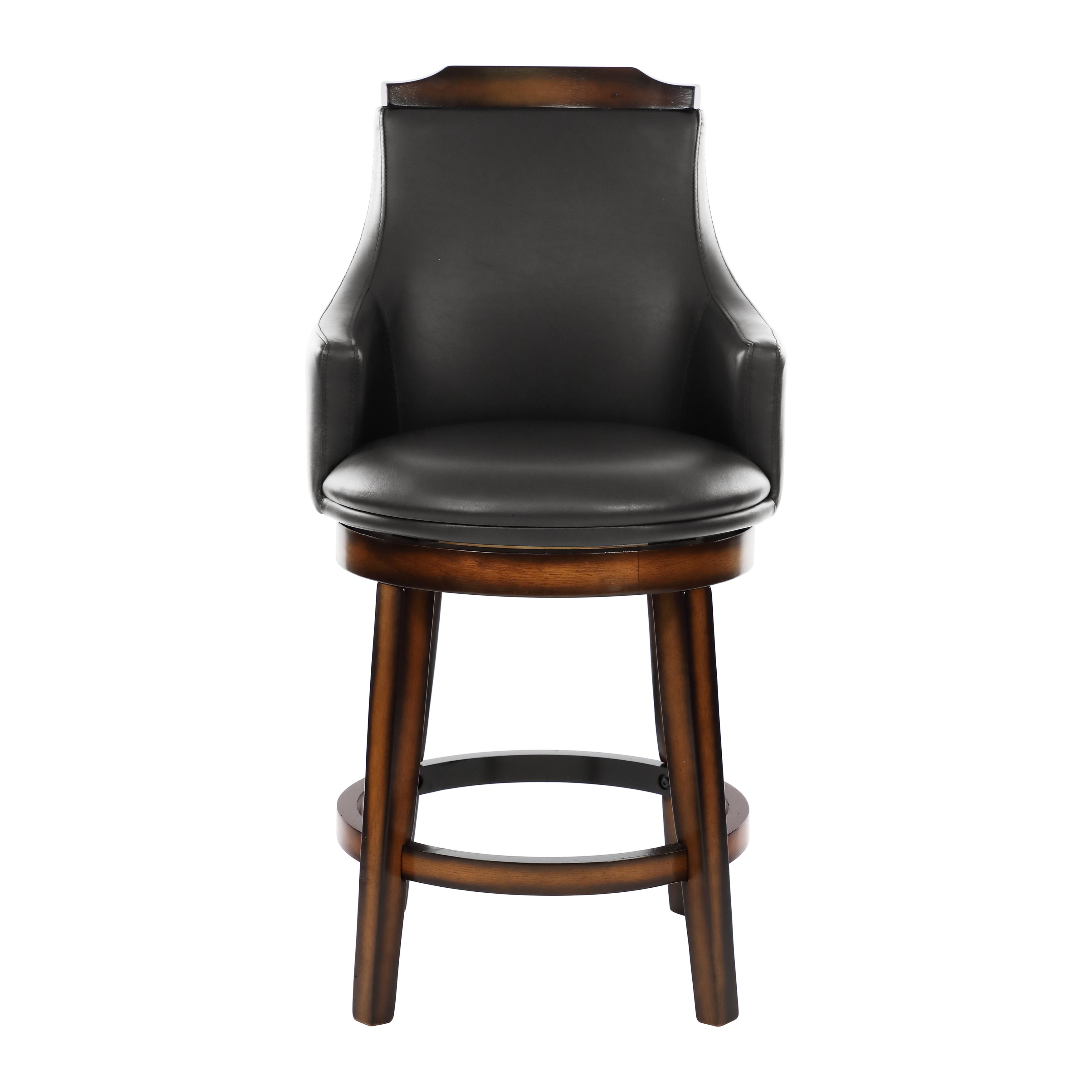 Bayshore Brown Swivel Counter Height Chair, Set of 2 - 5447-24S - Bien Home Furniture & Electronics