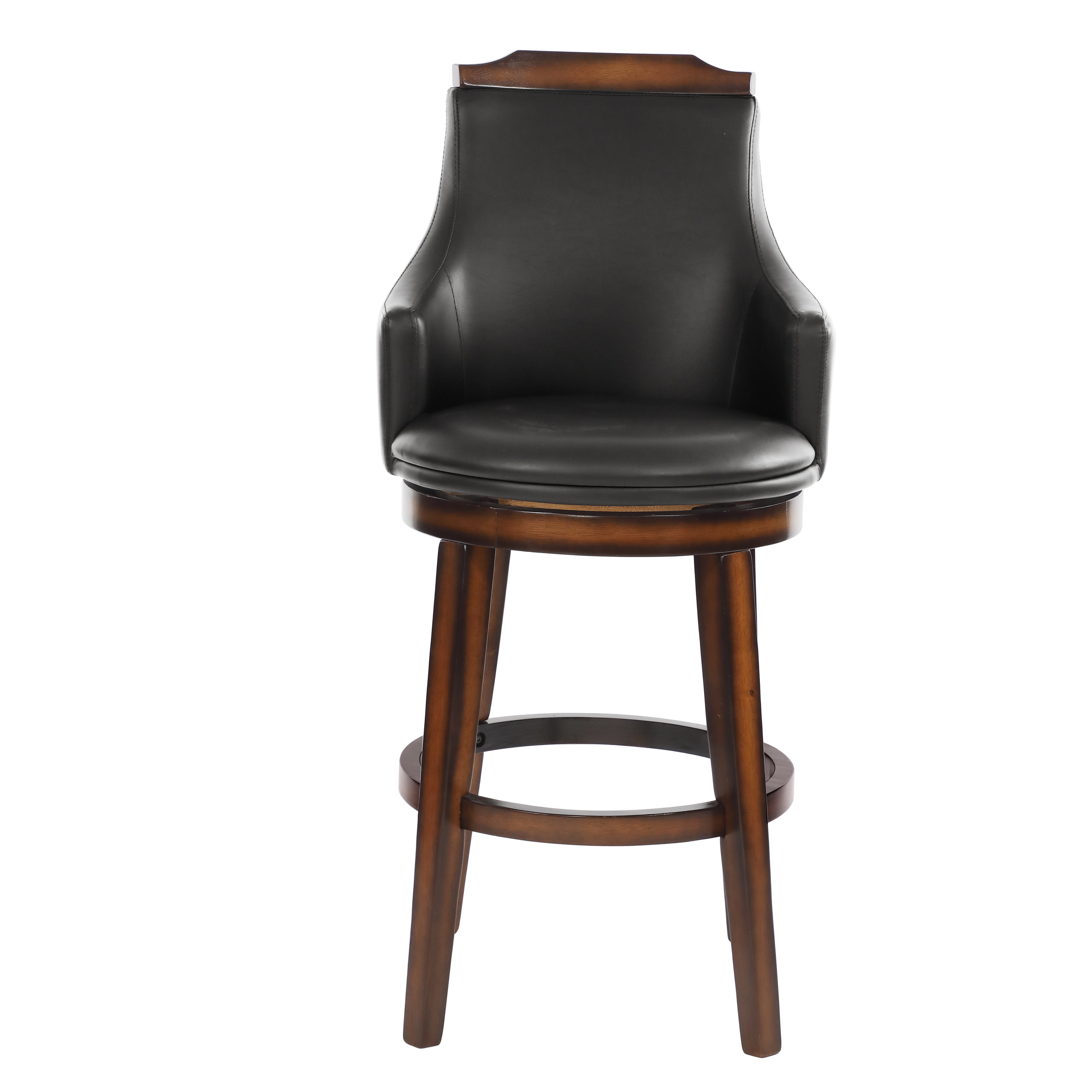 Bayshore Brown Swivel Pub Height Chair, Set of 2 - 5447-29S - Bien Home Furniture &amp; Electronics