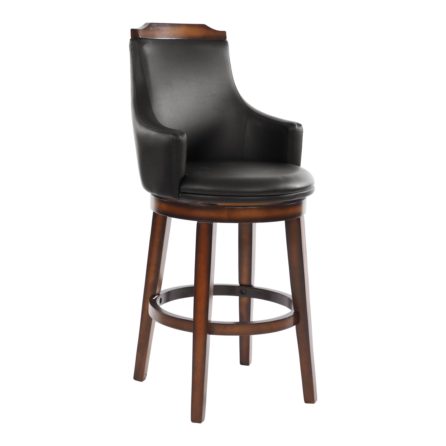 Bayshore Brown Swivel Pub Height Chair, Set of 2 - 5447-29S - Bien Home Furniture & Electronics