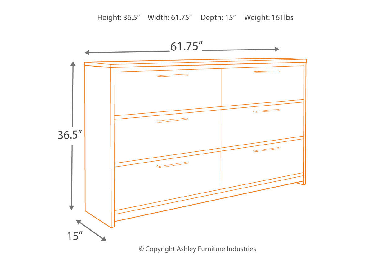 Baystorm Gray Dresser - B221-31 - Bien Home Furniture & Electronics