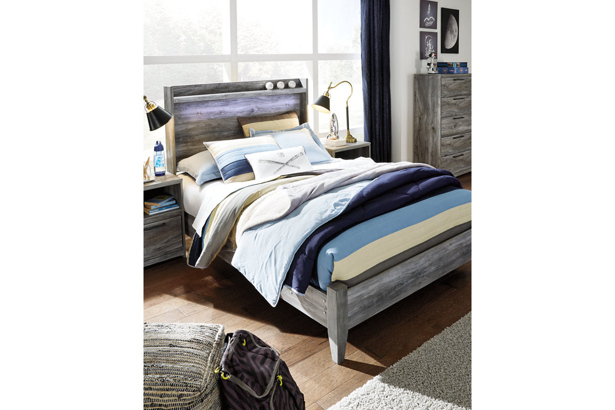 Baystorm Gray Full Panel Bed - SET | B221-84 | B221-87 - Bien Home Furniture & Electronics