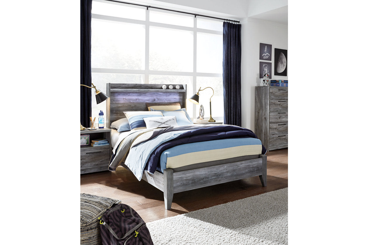 Baystorm Gray Full Panel Bed - SET | B221-84 | B221-87 - Bien Home Furniture & Electronics