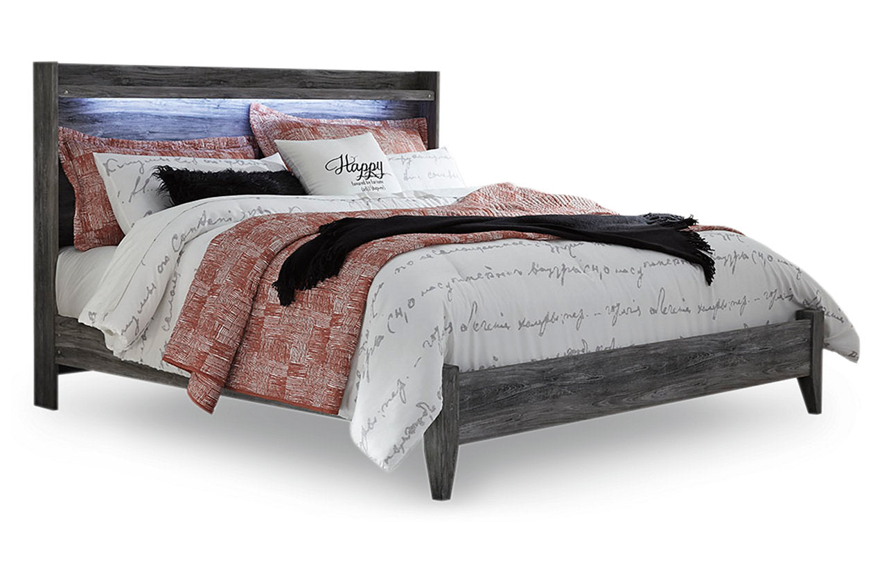 Baystorm Gray King Panel Bed - SET | B221-56 | B221-58 - Bien Home Furniture & Electronics
