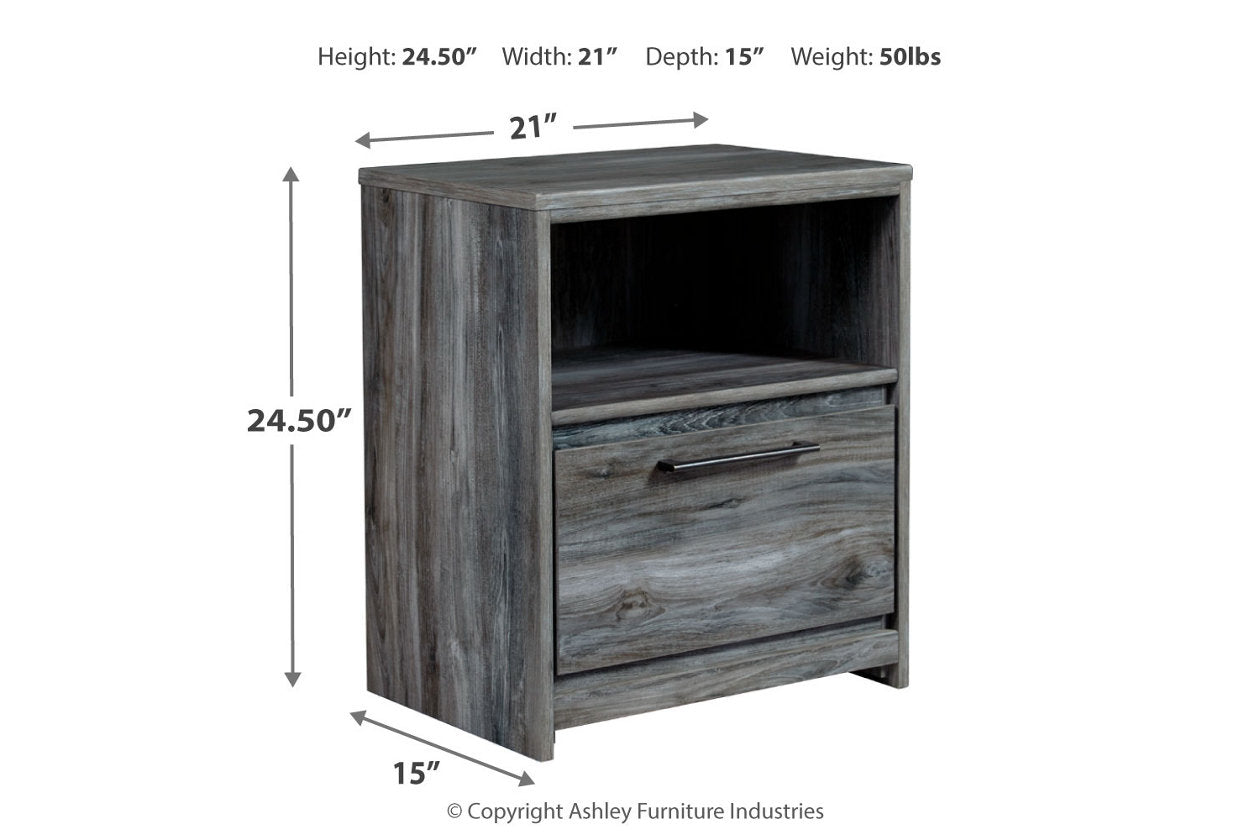 Baystorm Gray Nightstand - B221-91 - Bien Home Furniture & Electronics