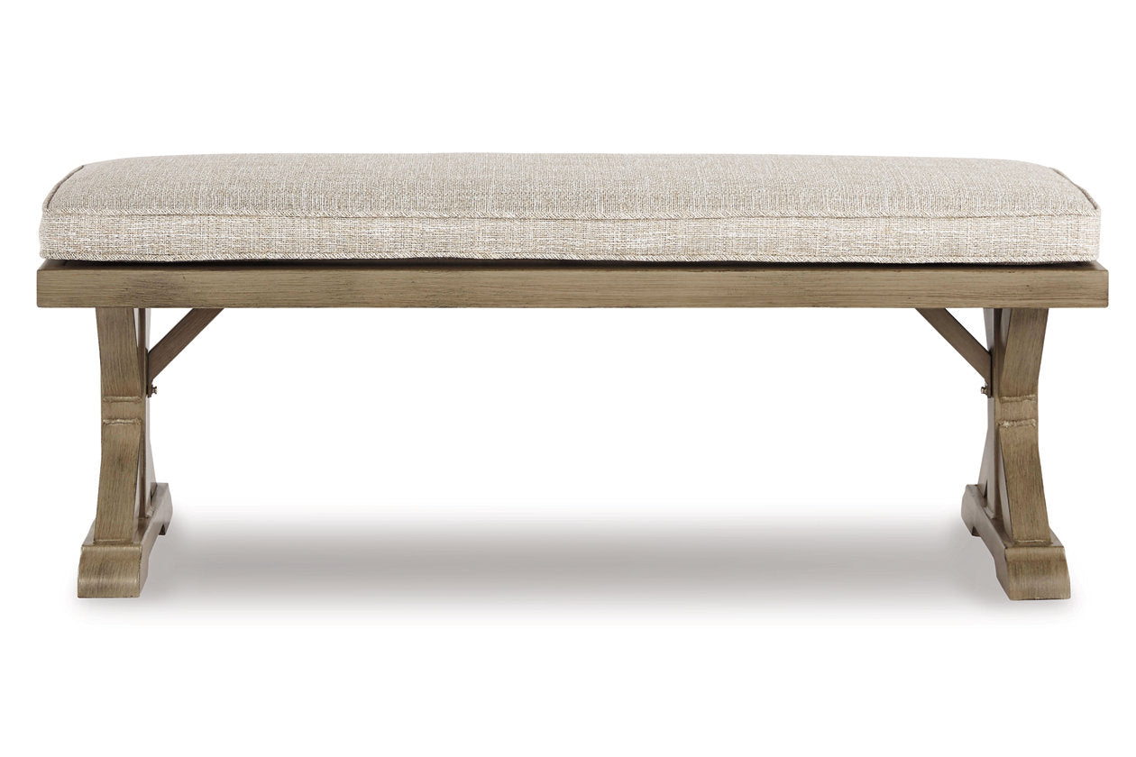 Beachcroft Beige Bench with Cushion - P791-600 - Bien Home Furniture & Electronics