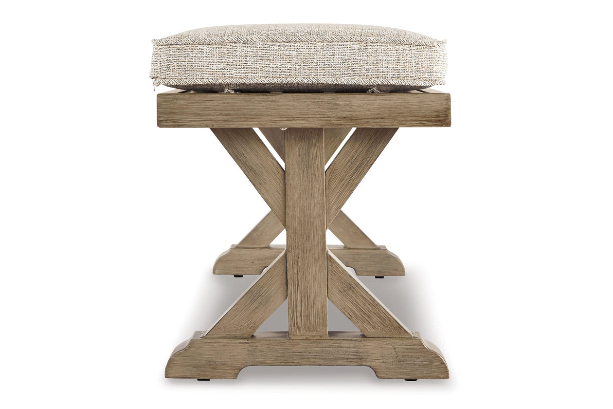 Beachcroft Beige Bench with Cushion - P791-600 - Bien Home Furniture & Electronics