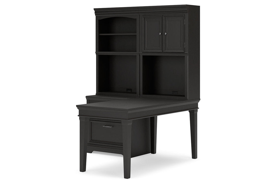 Beckincreek Black Home Office Bookcase Desk - SET | H778-40B | H778-40T | H778-41T | H778-44 - Bien Home Furniture &amp; Electronics