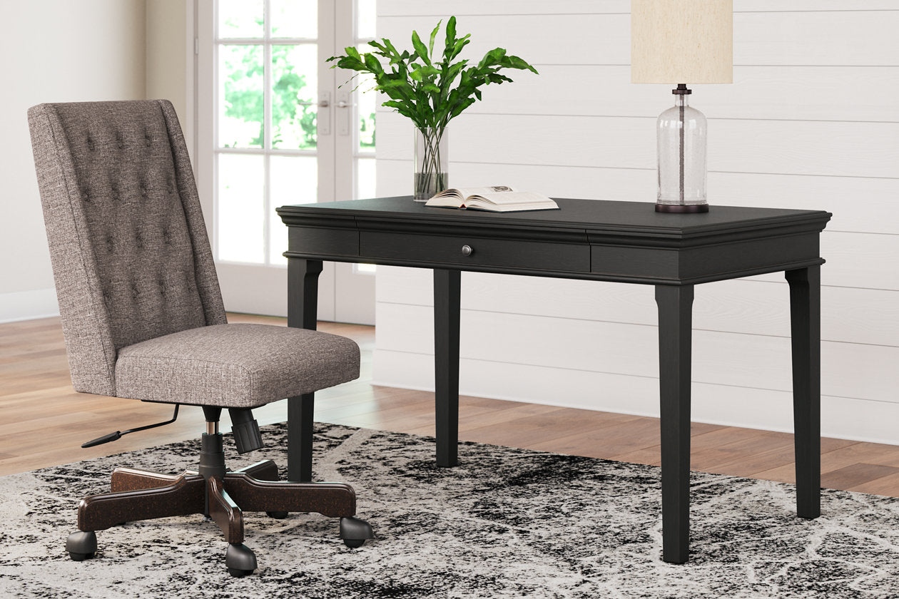 Beckincreek Black Home Office Small Leg Desk - H778-10 - Bien Home Furniture &amp; Electronics