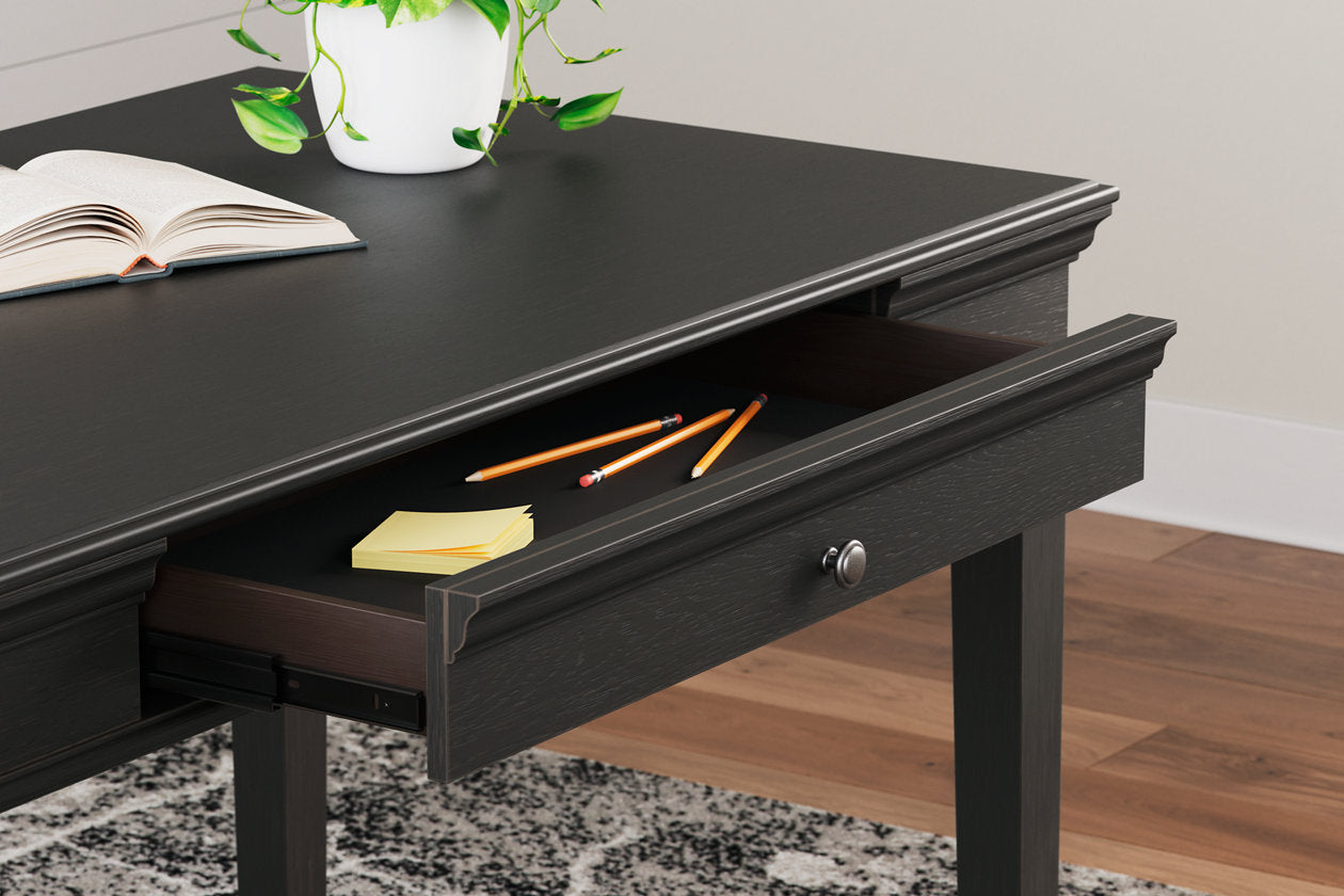 Beckincreek Black Home Office Small Leg Desk - H778-10 - Bien Home Furniture &amp; Electronics