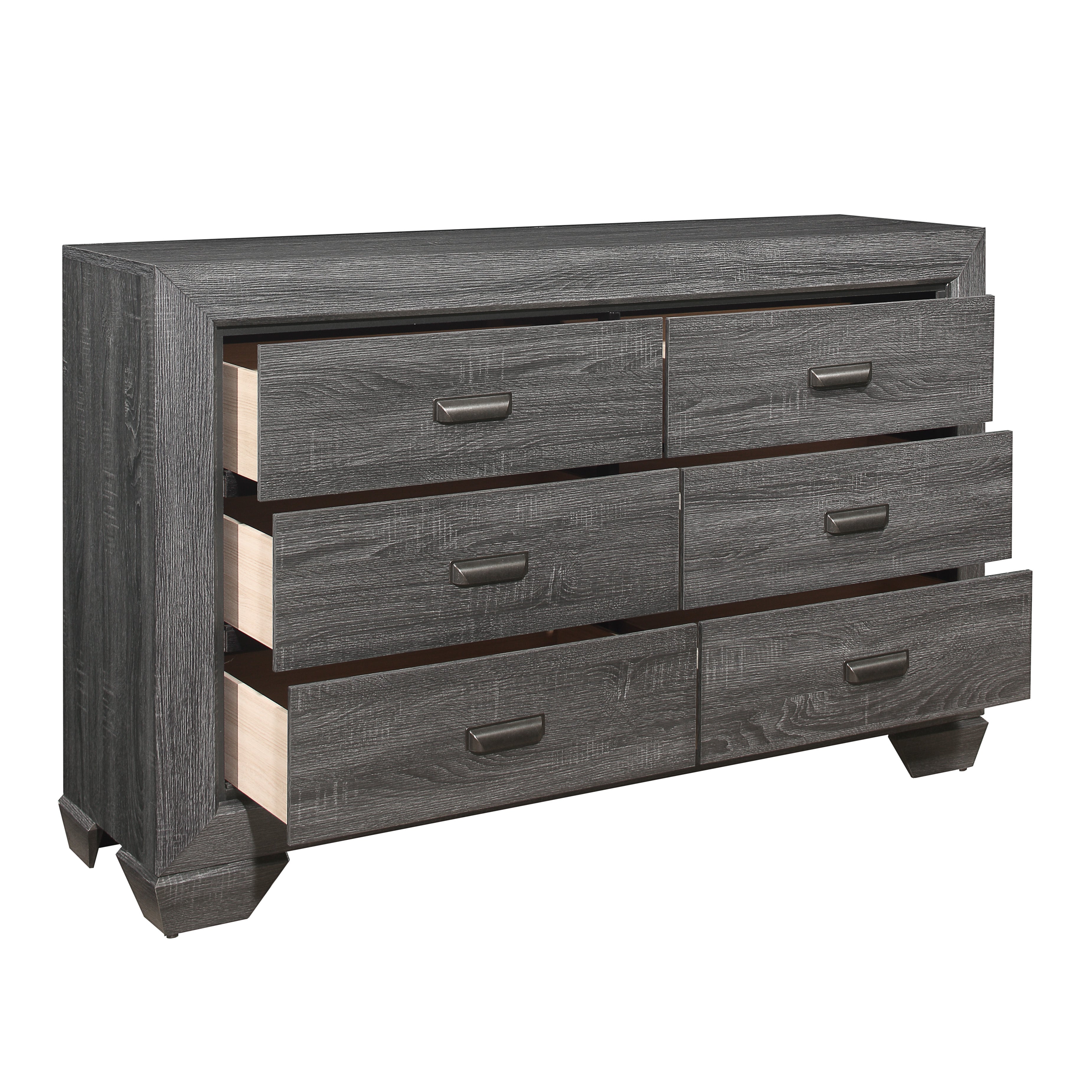 Beechnut Gray Panel Bedroom Set - SET | 1904GY-1 | 1904GY-3 | 1904GY-4 | 1904GY-9 - Bien Home Furniture & Electronics