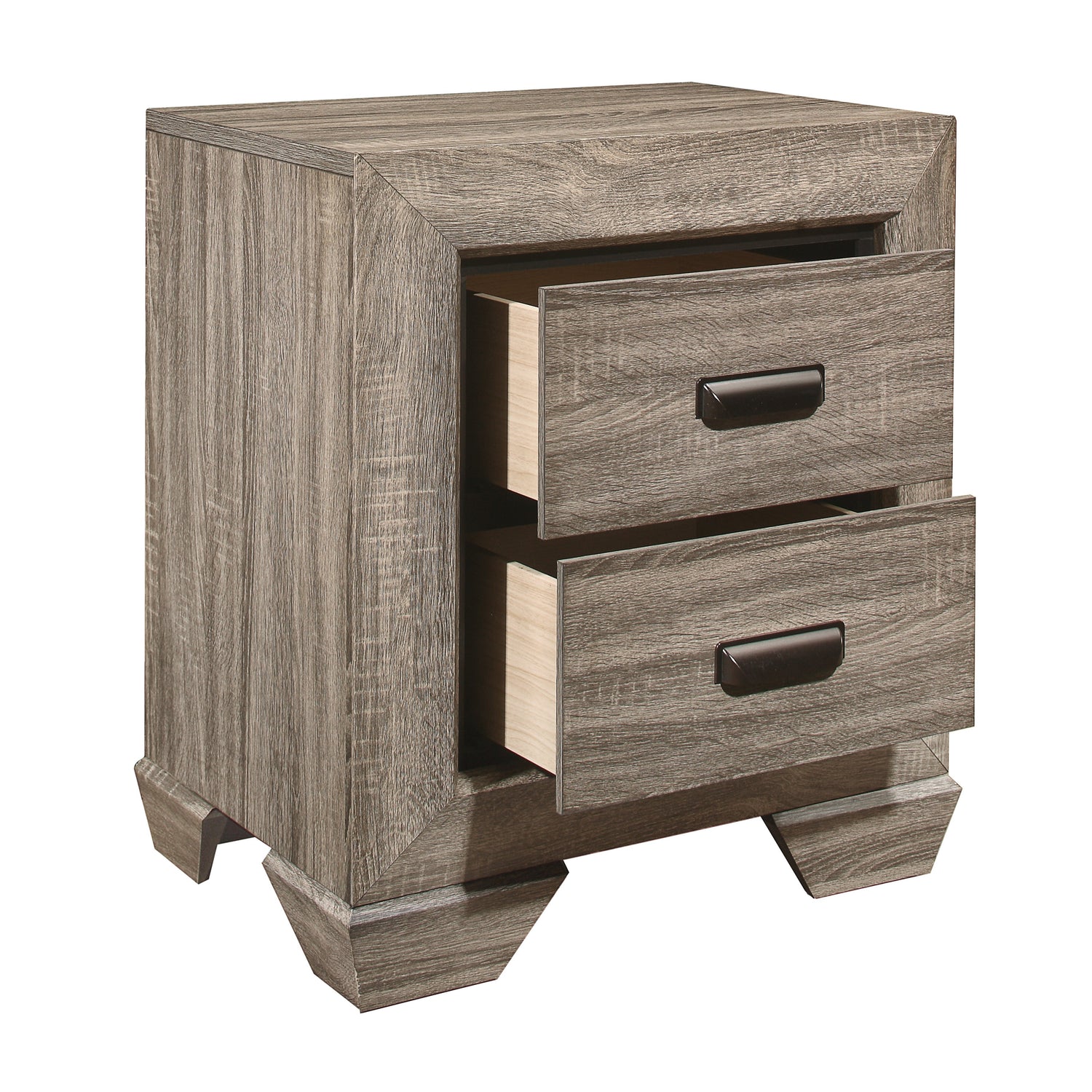 Beechnut Light Elm Nightstand - 1904-4 - Bien Home Furniture & Electronics
