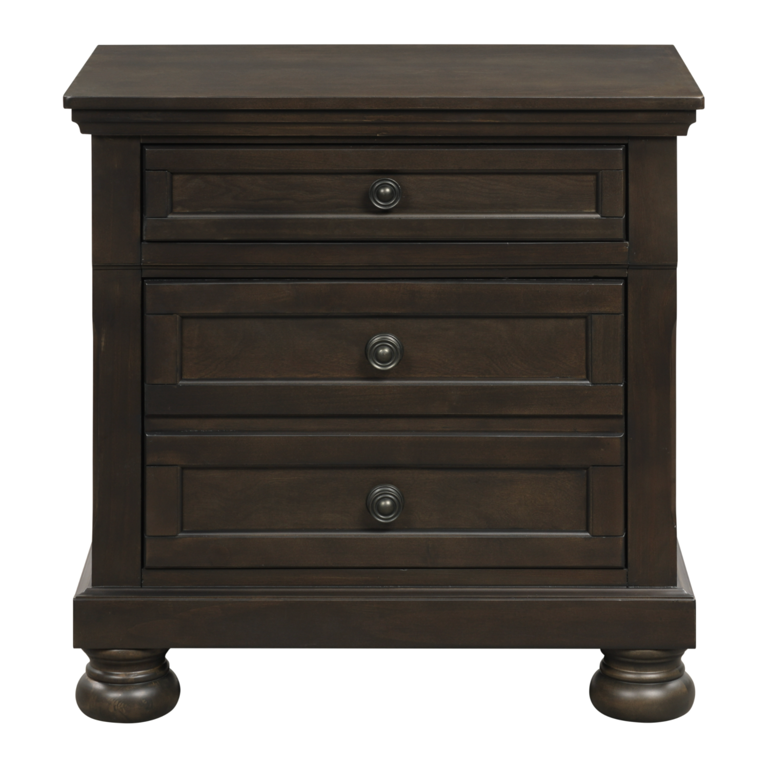 Begonia Grayish Brown Sleigh Storage Platform Bedroom Set - SET | 1718GY-1 | 1718GY-2 | 1718GY-3 | 1718GY-4 | 1718GY-9 - Bien Home Furniture & Electronics