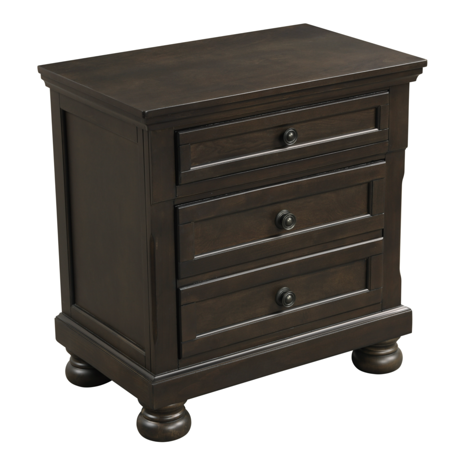 Begonia Grayish Brown Sleigh Storage Platform Bedroom Set - SET | 1718GY-1 | 1718GY-2 | 1718GY-3 | 1718GY-4 | 1718GY-9 - Bien Home Furniture & Electronics