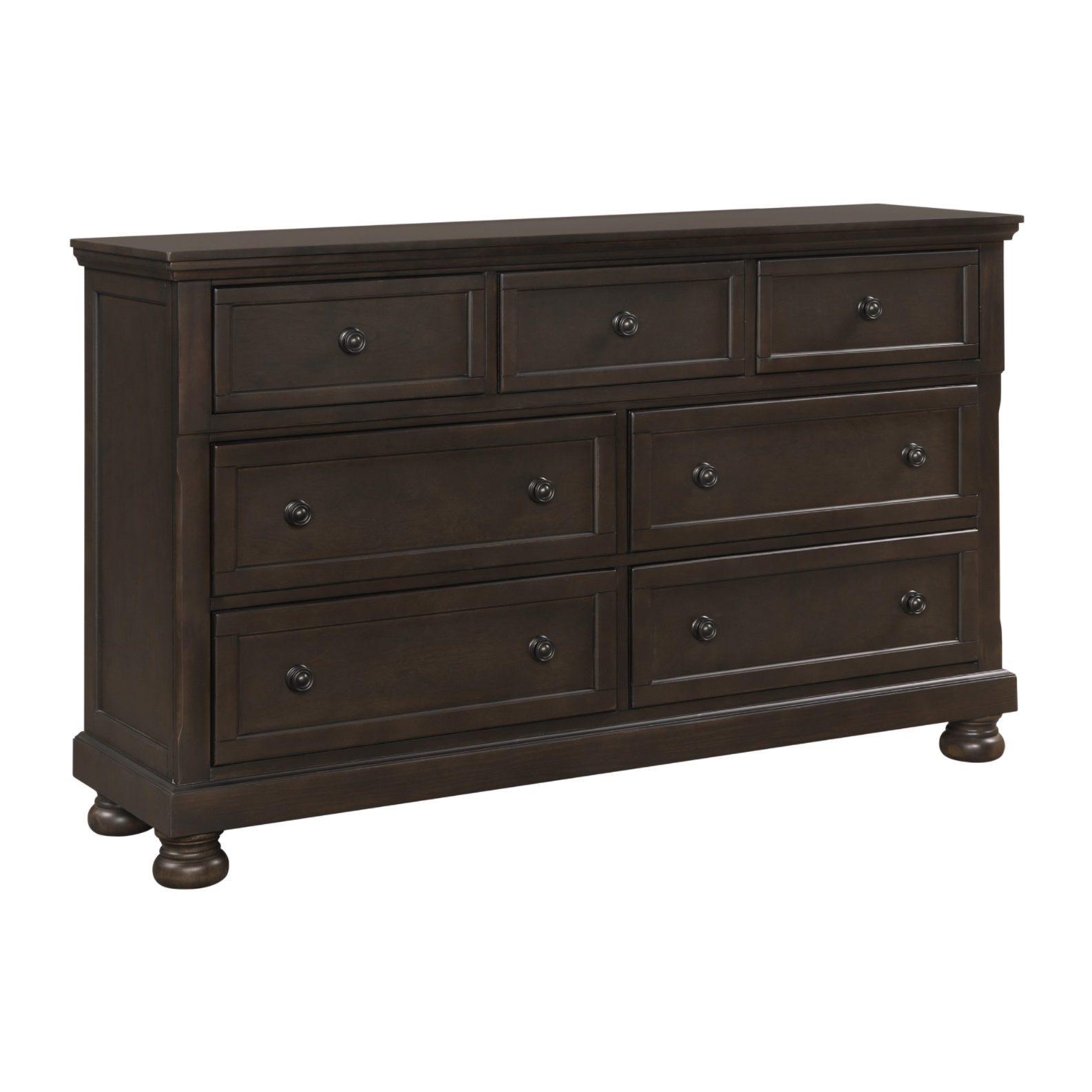 Begonia Grayish Brown Sleigh Storage Platform Bedroom Set - SET | 1718GY-1 | 1718GY-2 | 1718GY-3 | 1718GY-4 | 1718GY-9 - Bien Home Furniture & Electronics
