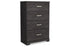 Belachime Black Chest of Drawers - B2589-44 - Bien Home Furniture & Electronics