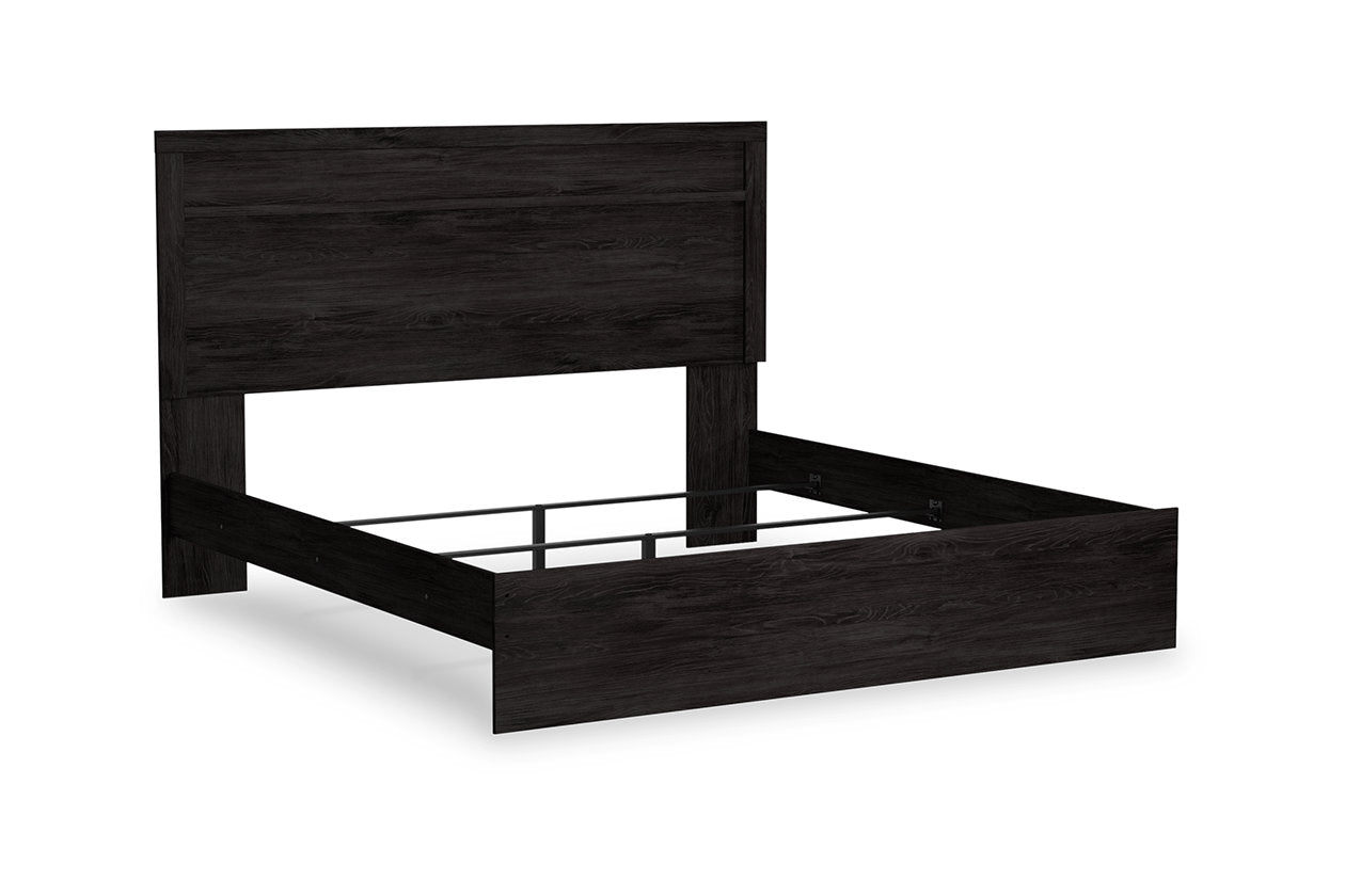 Belachime Black King Panel Bed - SET | B2589-72 | B2589-97 - Bien Home Furniture & Electronics