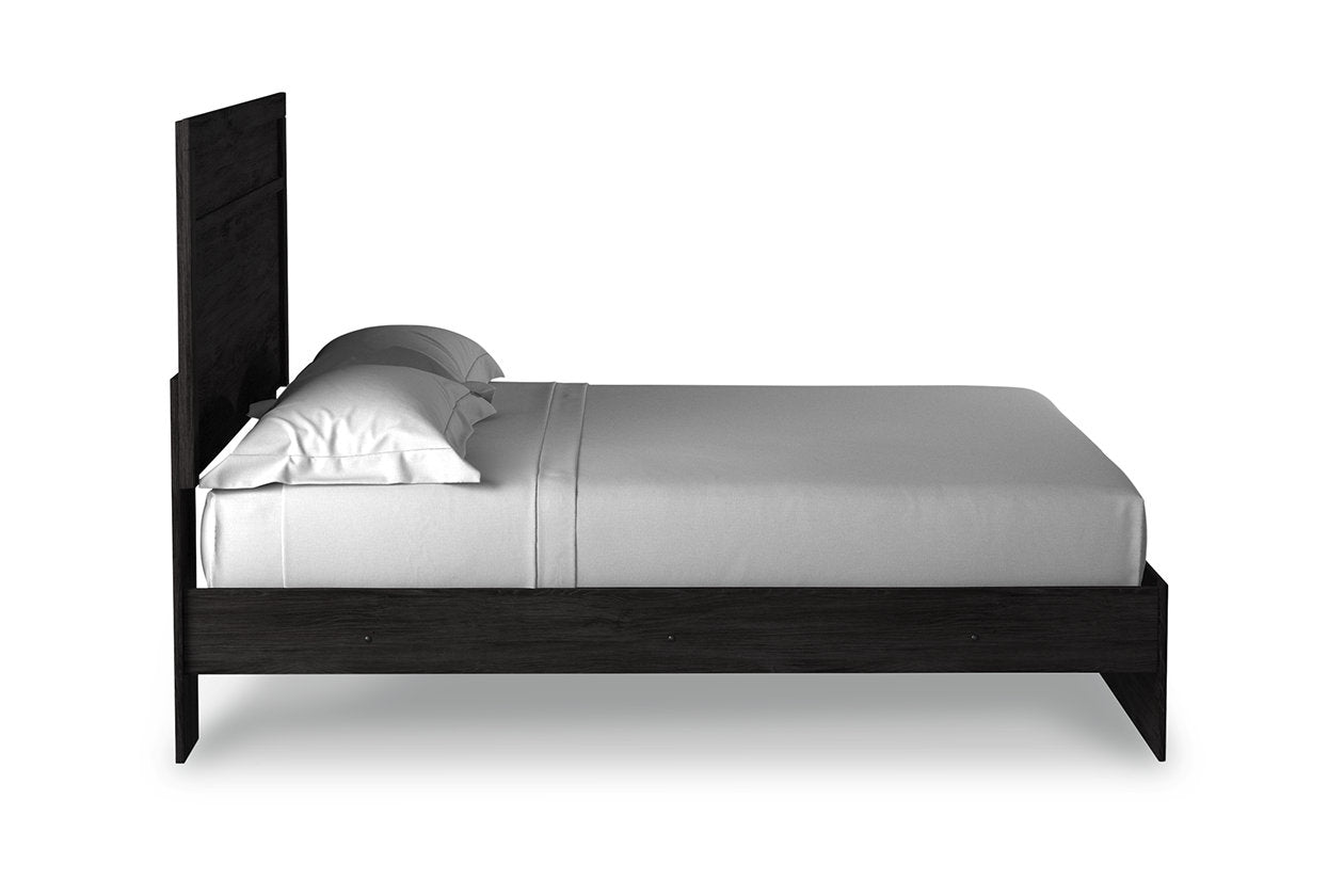 Belachime Black King Panel Bed - SET | B2589-72 | B2589-97 - Bien Home Furniture & Electronics
