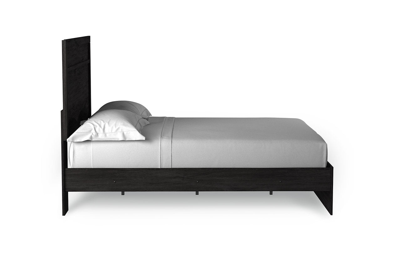 Belachime Black Queen Panel Bed - SET | B2589-71 | B2589-96 - Bien Home Furniture & Electronics