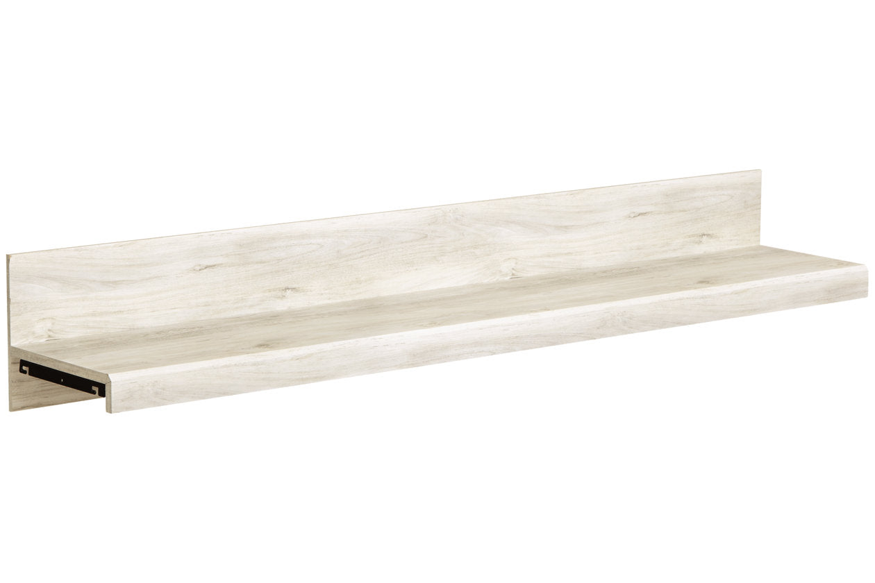 Bellaby Whitewash 4-Piece Entertainment Center - SET | W331-24(2) | W331-27 | W331-68 - Bien Home Furniture & Electronics