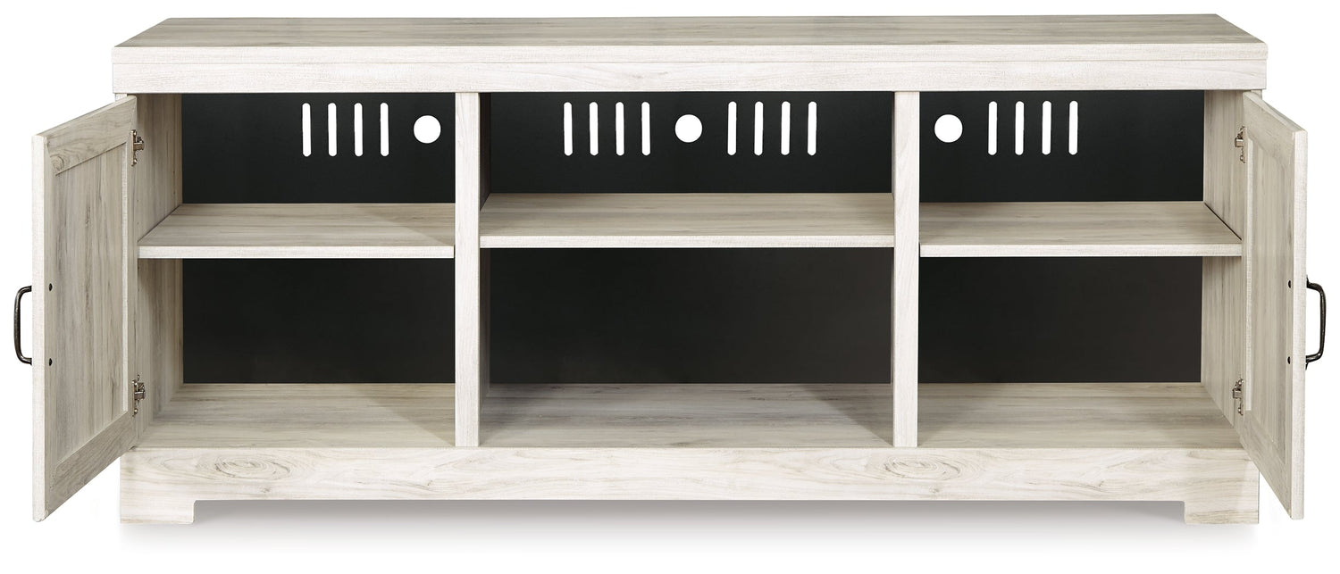 Bellaby Whitewash 63" TV Stand - W331-68 - Bien Home Furniture & Electronics