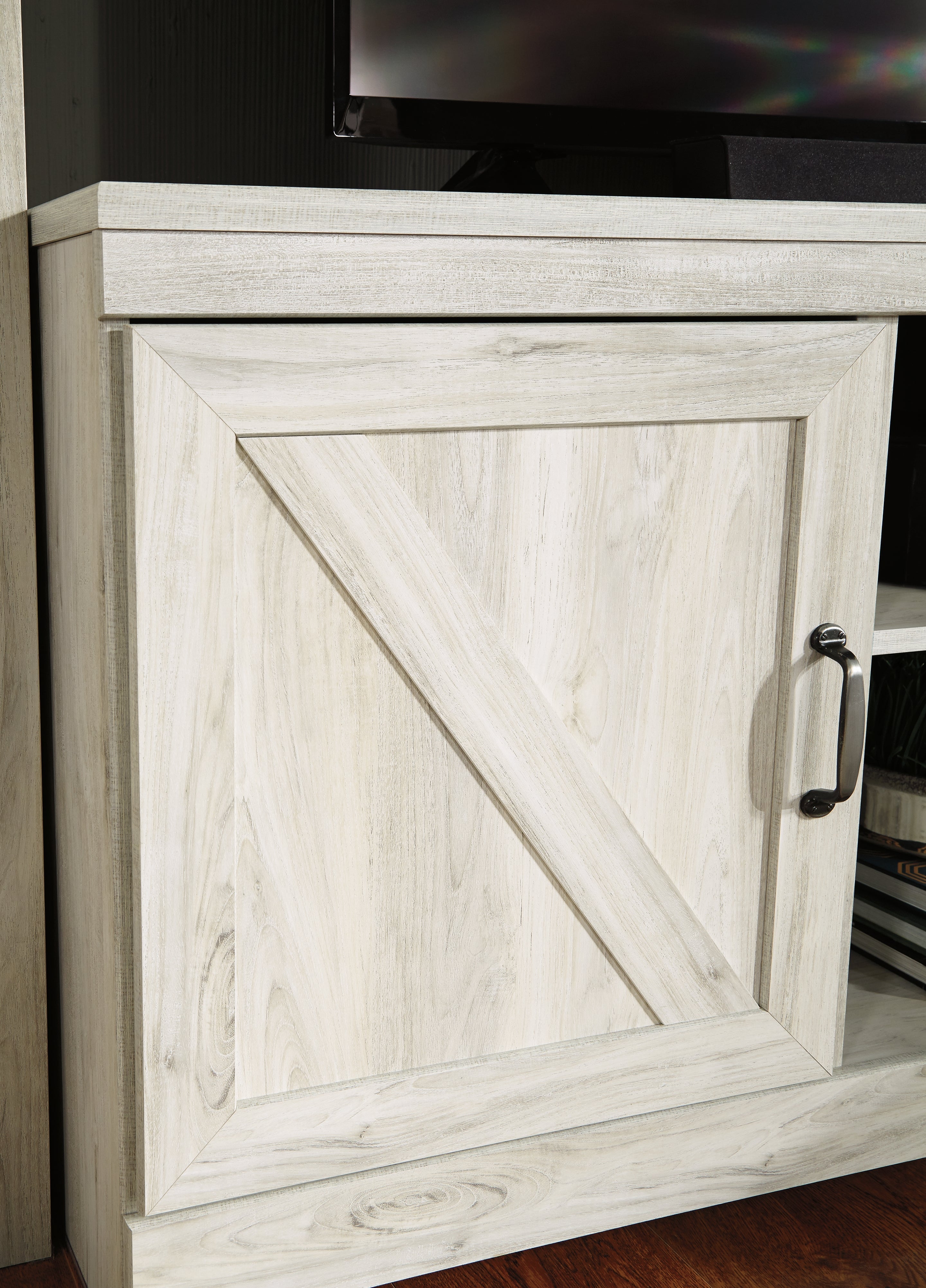 Bellaby Whitewash 63" TV Stand - W331-68 - Bien Home Furniture & Electronics