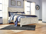 Bellaby Whitewash King Crossbuck Panel Headboard - B331-158 - Bien Home Furniture & Electronics