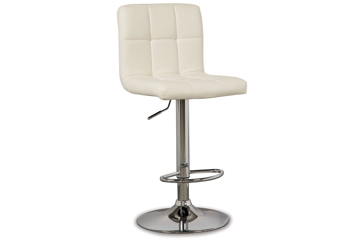 Bellatier Bone Adjustable Height Barstool, Set of 2 - D120-230 - Bien Home Furniture & Electronics