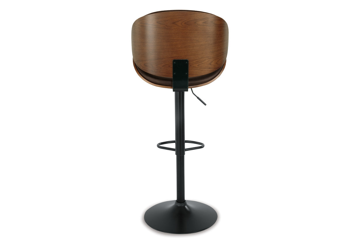 Bellatier Brown Adjustable Height Barstool - D120-530 - Bien Home Furniture & Electronics