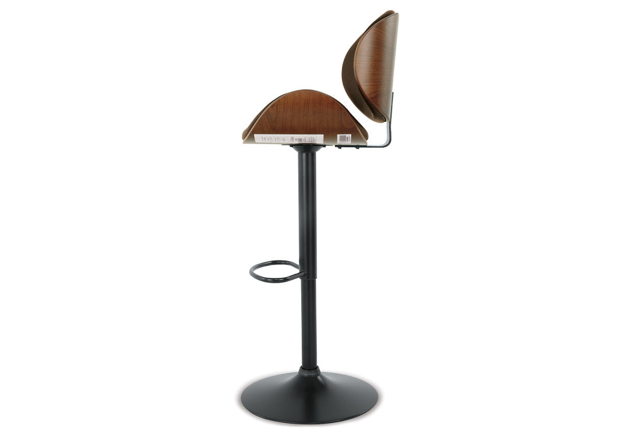 Bellatier Brown Adjustable Height Barstool - D120-530 - Bien Home Furniture & Electronics